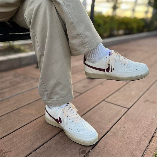 Giày Nike Court Vision NN Sail Dark Beetroot FB8942-133