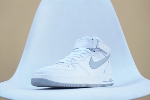 Giày Nike Air Force 1 Mid White Grey 315123-106 2hand