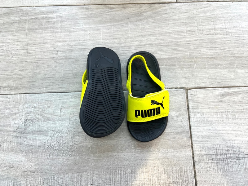 Dép trẻ em Puma Sandal Black Yellow CFB-2012 2hand