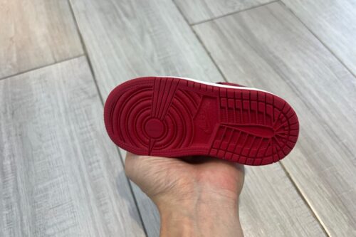 Giày trẻ em Jordan 1 Mid 'Red' 640735-605 2hand