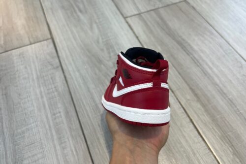 Giày trẻ em Jordan 1 Mid 'Red' 640735-605 2hand