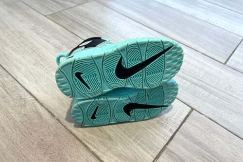 Giày trẻ em Nike Uptempo Aqua Black CK0825-403 2hand