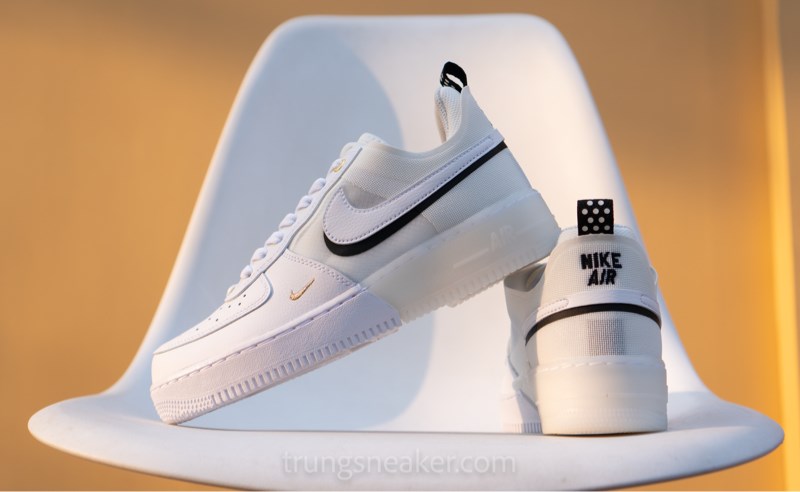 Giày Nike Air Force 1 React 40th Sail Gold DQ7669-100 Giày Nike Air Force 1 React 40th Sail Gold DQ7669-100