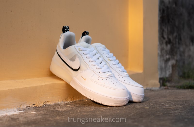 Giày Nike Air Force 1 React 40th Sail Gold DQ7669-100 Giày Nike Air Force 1 React 40th Sail Gold DQ7669-100