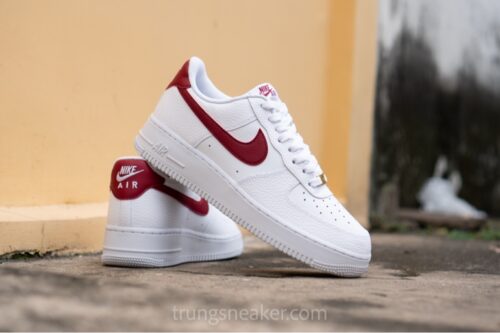 Giày Nike Air Force 1 Low White Red CZ0326-100