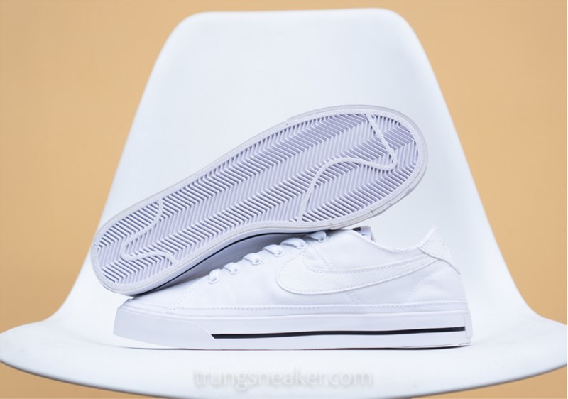 Giày Nike Court Legacy Canvas 'White' CW6539-100 Giày Nike Court Legacy Canvas 'White' CW6539-100