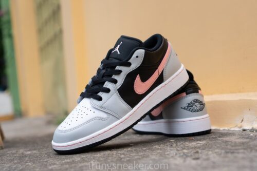 Giày Nike Air Jordan 1 Low Black Grey Pink 553560-062