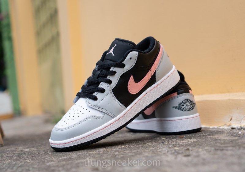 Giày Nike Air Jordan 1 Low Black Grey Pink 553560-062