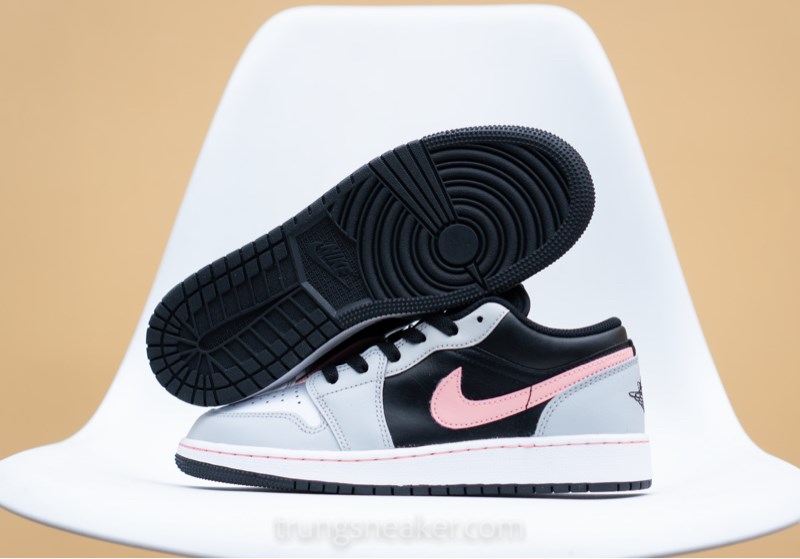 Giày Nike Air Jordan 1 Low Black Grey Pink 553560-062