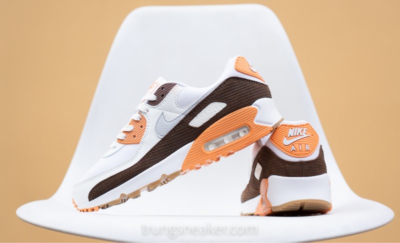 Giày Nike Air Max 90 Brown Courduroy W DZ5379-100 Giày Nike Air Max 90 Brown Courduroy W DZ5379-100