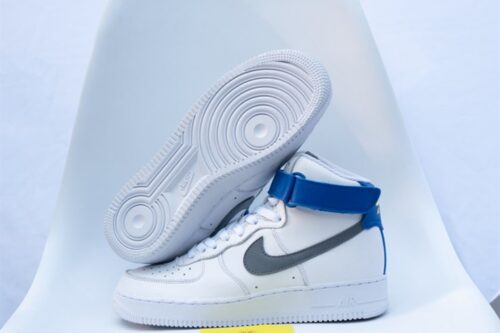 Giày Nike Air Force 1 High iD White Grey Blue DN4168-991