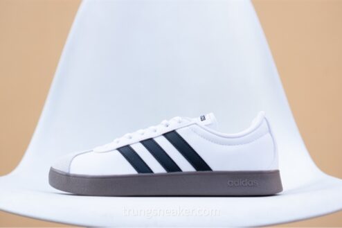 Giày Adidas VL Court Base White Black ID3711 [Sẵn] - 44