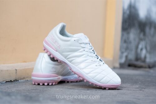 Giày đá banh Athleta Kangaroo TF White Pink CED12007
