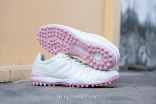 Giày đá banh Athleta Kangaroo TF White Pink CED12007 - 42