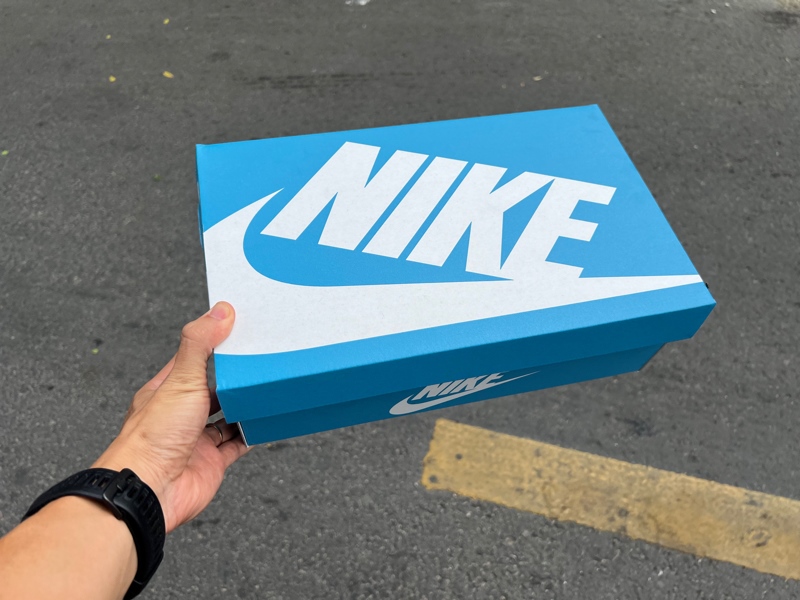 Box- Hộp giày Nike Xanh UNC chính hãng - 320x200x110