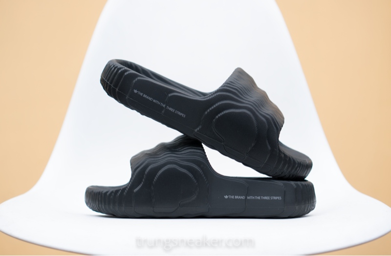 Dép chính hãng Adidas Adilette 22 Black - 42