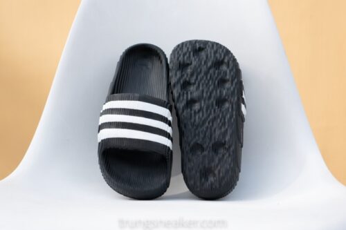 Dép chính hãng Adidas Adilette 22 Black White - 38