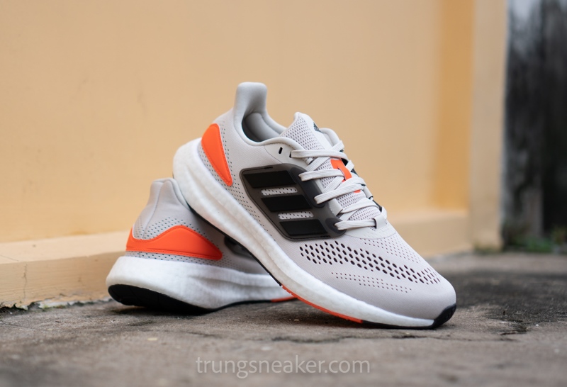 Giày chạy bộ Adidas Pureboost 22 Beige Orange GZ5176 - 42.5