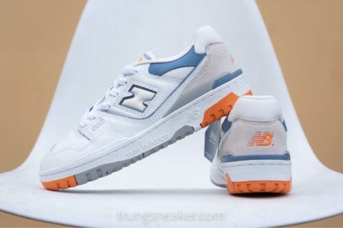 Giày New Balance 550 White Mercury Blue GSB550WB - 38.5