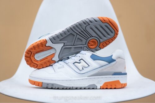 Giày New Balance 550 White Mercury Blue GSB550WB - 38.5