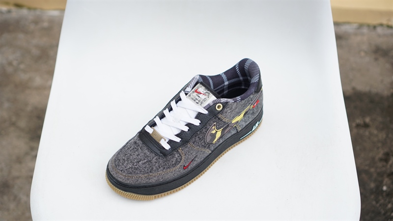 Giày Nike Air Force 1 Low Remix Black DB1976-001 2hand - 38.5 Giày Nike Air Force 1 Low Remix Black DB1976-001 2hand - 38.5