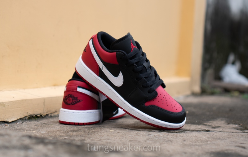 Giày Nike Air Jordan 1 Low 'Alternate Bred Toe' 553560-066 - 36 Giày Nike Air Jordan 1 Low 'Alternate Bred Toe' 553560-066 - 36