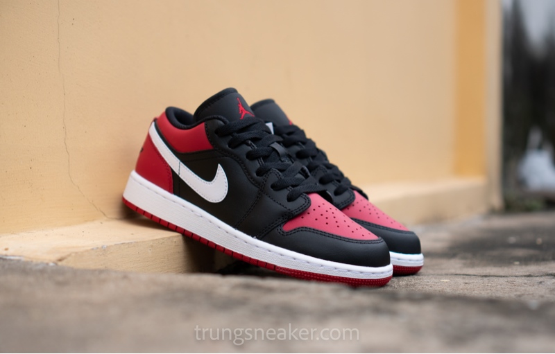 Giày Nike Air Jordan 1 Low 'Alternate Bred Toe' 553560-066 - 36 Giày Nike Air Jordan 1 Low 'Alternate Bred Toe' 553560-066 - 36