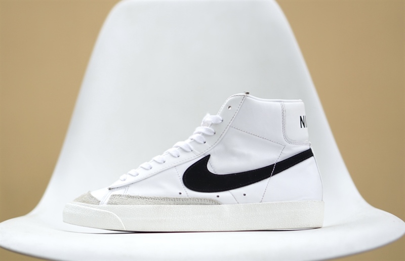 Giày Nike Blazer Mid 77 White Black BQ6806-100 2hand - 44