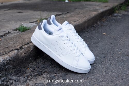 Giày Tennis Adidas Advantage White Grey GW9161 - 42.5