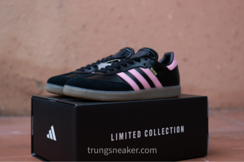 Giày Adidas Samba x Messi Miami Black Pink IH8157 - 44