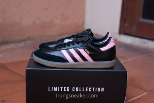 Giày Adidas Samba x Messi Miami Black Pink IH8157 - 44