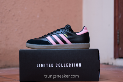 Giày Adidas Samba x Messi Miami Black Pink IH8157 - 44