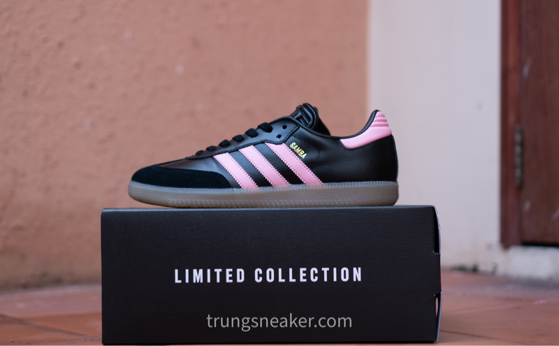 Giày Adidas Samba x Messi Miami Black Pink IH8157 - 44