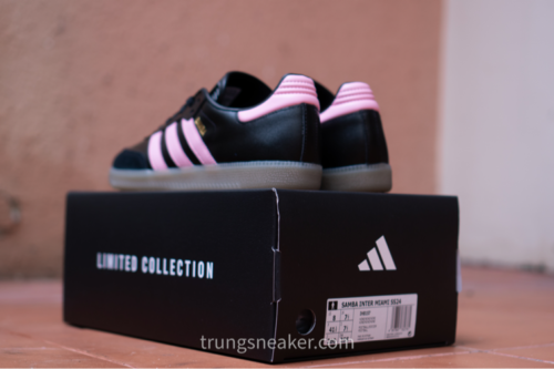 Giày Adidas Samba x Messi Miami Black Pink IH8157 - 44