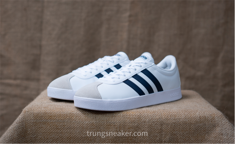 Giày Adidas VL Court Base White Navy ID3709 - 42 Giày Adidas VL Court Base White Navy ID3709 - 42