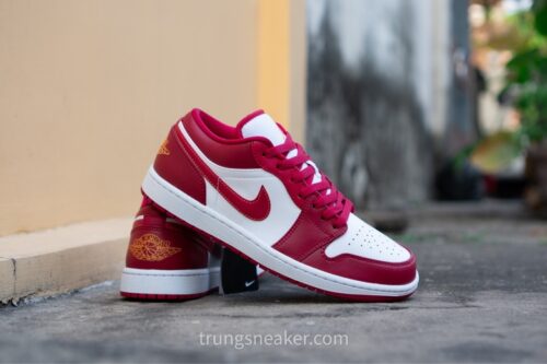 Giày Air Jordan 1 Low ‘Cardinal Red’ 553558-607 [Sẵn]