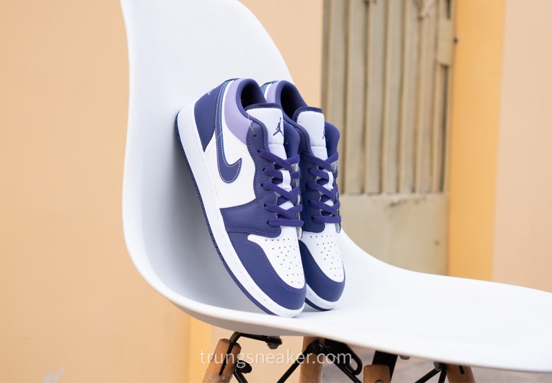 Giày Air Jordan 1 Low Sky Purple 553560-113 - 40