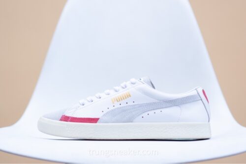 Giày Puma Basket White High Risk Red 372073-04 - 41