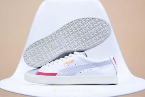 Giày Puma Basket White High Risk Red 372073-04 - 41