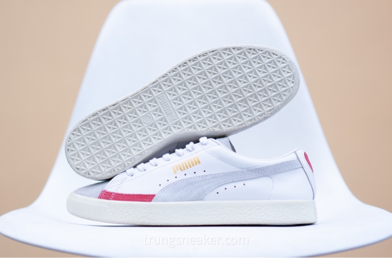 Giày Puma Basket White High Risk Red 372073-04 - 41 Giày Puma Basket White High Risk Red 372073-04 - 41