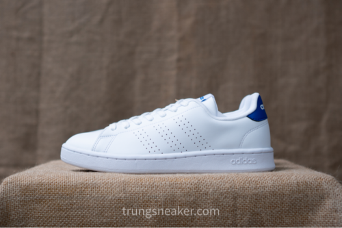 Giày Tennis Adidas Advantage White Blue ID9644 - 40