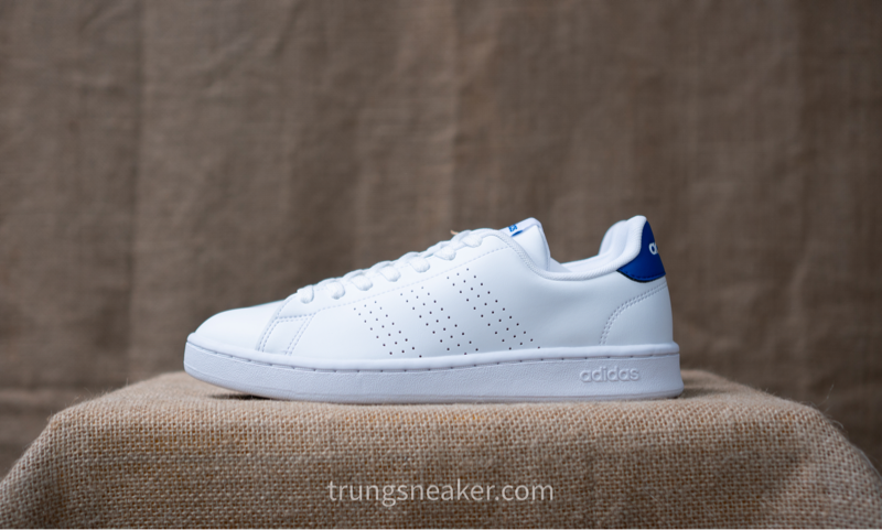 Giày Tennis Adidas Advantage White Blue ID9644 - 40