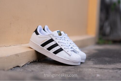 Giày trẻ em Adidas Superstar White Black FU7714 - 30.5