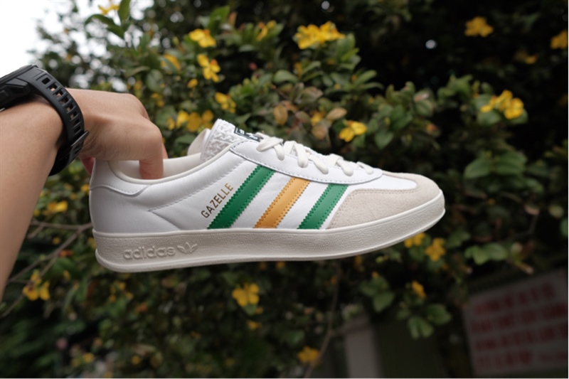 Giày Adidas Gazelle Indoor White Green Yellow IE9092