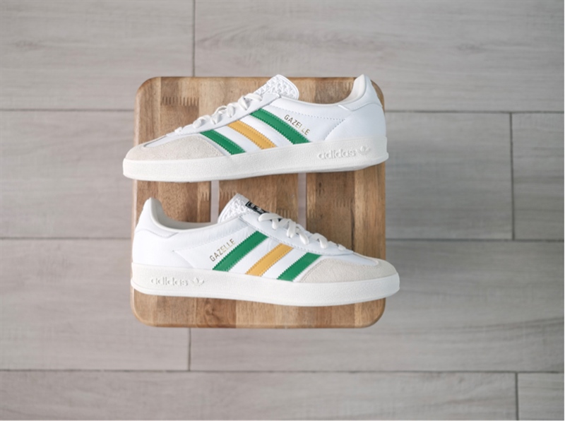 Giày Adidas Gazelle Indoor White Green Yellow IE9092 - 42