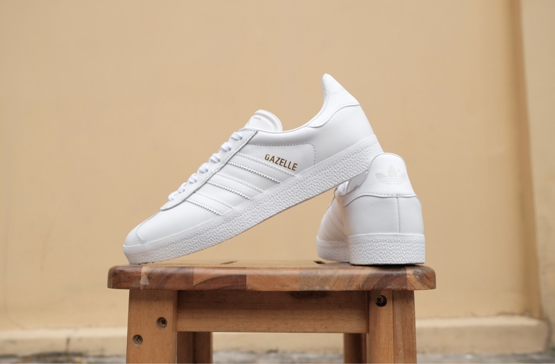 Giày Adidas Gazelle White Gold BB5498