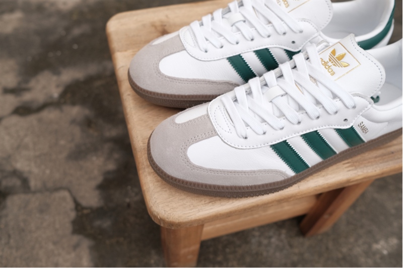 Giày Adidas Samba OG White Green JH8797