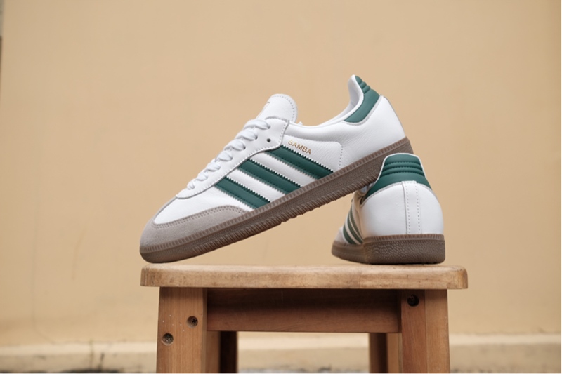 Giày Adidas Samba OG White Green JH8797