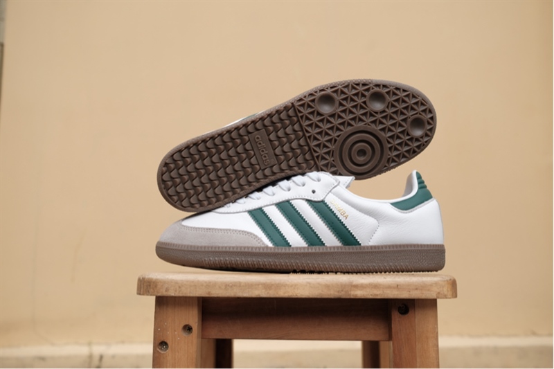 Giày Adidas Samba OG White Green JH8797