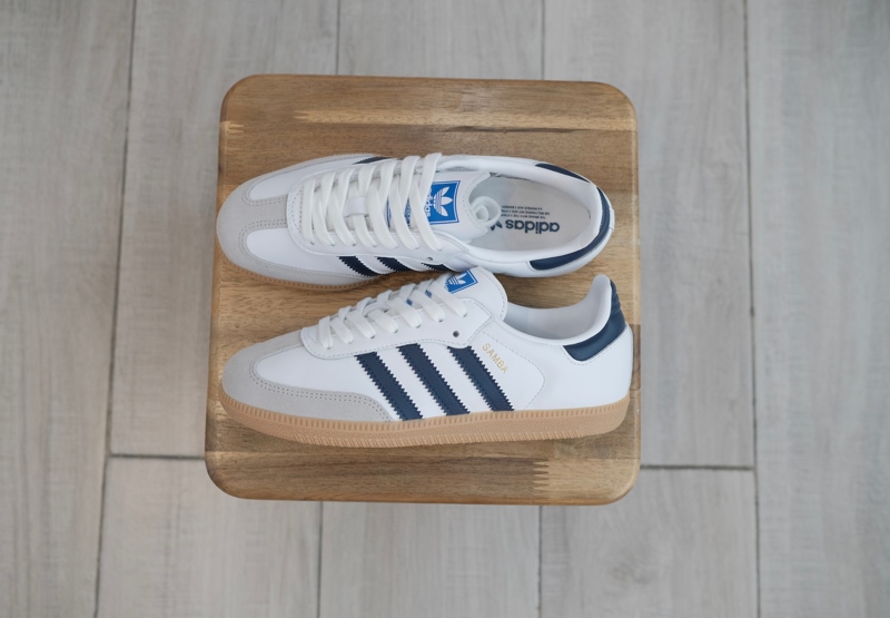 Giày Adidas Samba OG White Navy Gum IF3814